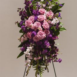My Grandmother's Purple Flower Arrangement