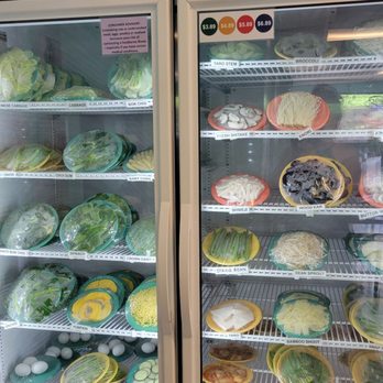 Hot Pot Heaven - Kailua - Veggie fridge. Great selection. Everything is so clean & fresh! - Hot Pot Near Me - Kailua, Hawaii Hot Pot Heaven - Kailua - Veggie fridge. Great selection. Everything is so clean & fresh! - Hot Pot Near Me - Kailua, Hawaii
