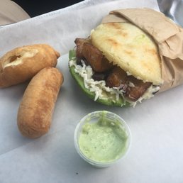 Black Vegan Arepa