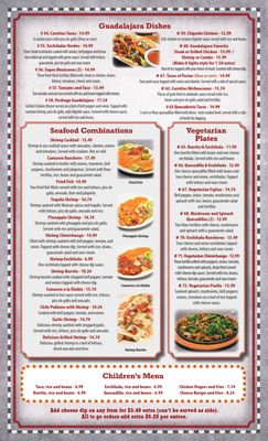 Menu photo 3 Guadalajara Mexican Restaurant Midland, GA Menu photo 3 Guadalajara Mexican Restaurant Midland, GA