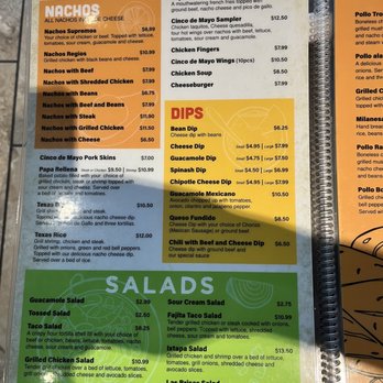 Cinco De Mayo - Menu - Mexican Near Me - Moncks Corner, South Carolina Cinco De Mayo - Menu - Mexican Near Me - Moncks Corner, South Carolina