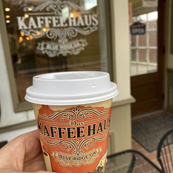 Das Kaffee Haus - Almond milk latte is delicious, service is excellent! - Coffee & Tea Near Me - Blue Ridge, Georgia