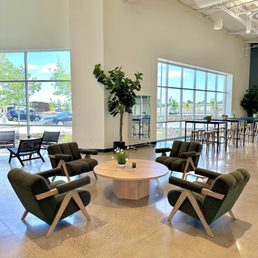 Indoor seating area