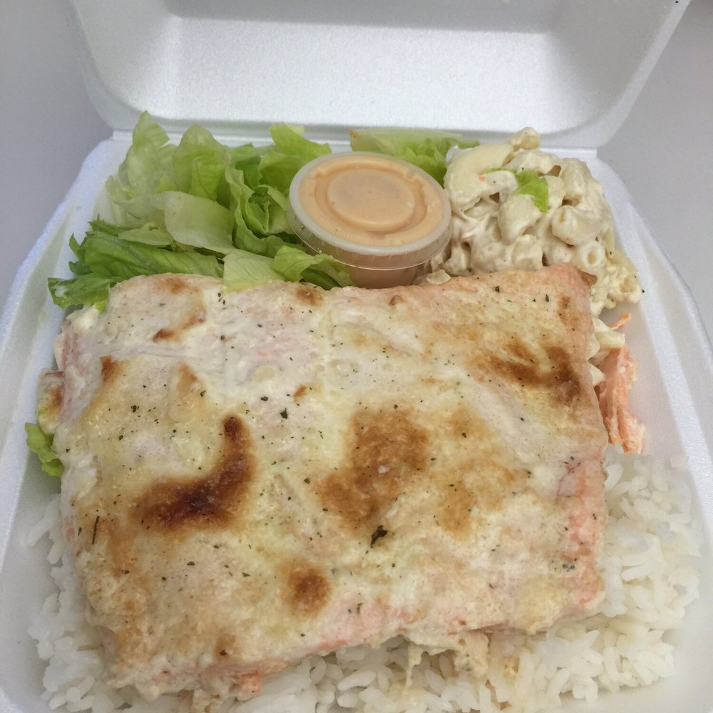 Lanie's Lunchwagon - I was recommended to try the baked salmon and it was delicious! I will this order it again and will try other items as well. - Food Trucks Near Me - Kapolei, Hawaii Lanie's Lunchwagon - I was recommended to try the baked salmon and it was delicious! I will this order it again and will try other items as well. - Food Trucks Near Me - Kapolei, Hawaii