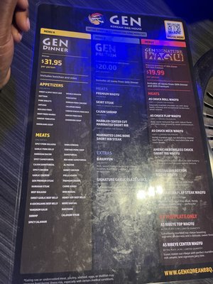 Menu photo 5 Gen Korean BBQ House Cerritos, CA Menu photo 5 Gen Korean BBQ House Cerritos, CA