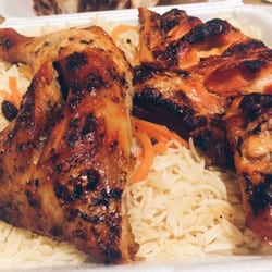 My Charcoal Kebab House - Delicious charcoal grilled chicken and perfectly cooked rice.