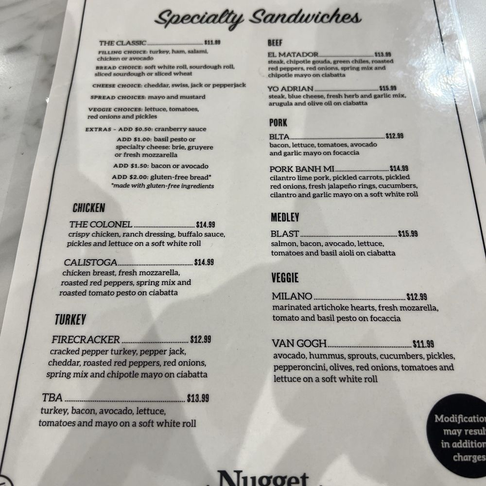 Nugget Markets - Sandwiches - Grocery Near Me - Granite Bay, California
