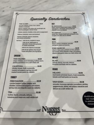 Menu photo 2 Nugget Markets Granite Bay, CA Menu photo 2 Nugget Markets Granite Bay, CA