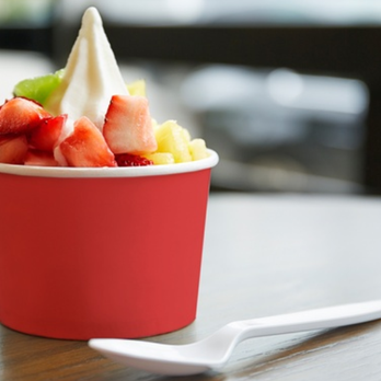 Red Cup Yogurt - a yogurt topped with fruit - Ice Cream & Frozen Yogurt Near Me - Oceanside, California