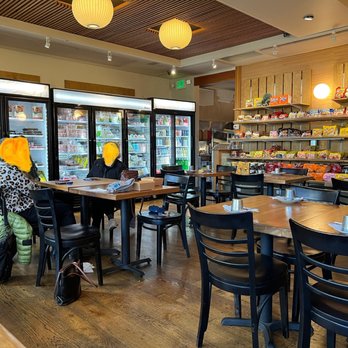 Korean Superette - Indoor dining area and little food market. Adorable place - Korean Near Me - Berkeley, California
