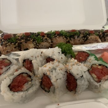 Tokyo Restaurant - Spicy tuna roll and oishio roll - Sushi Bars Near Me - Redlands, California Tokyo Restaurant - Spicy tuna roll and oishio roll - Sushi Bars Near Me - Redlands, California