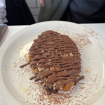 Cafe Weekend - Chocolate Croffle - Breakfast & Brunch Near Me - Allston, Massachusetts