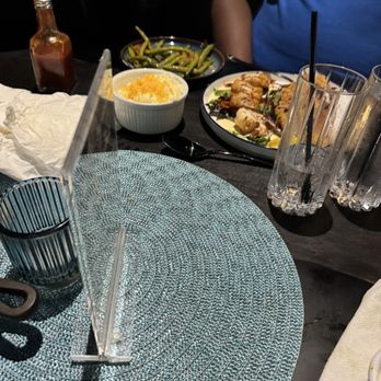 Allegory Kitchen & Bar - Green beans and garlic mash potatoes. - Supper Clubs Near Me - Arlington, Texas Allegory Kitchen & Bar - Green beans and garlic mash potatoes. - Supper Clubs Near Me - Arlington, Texas