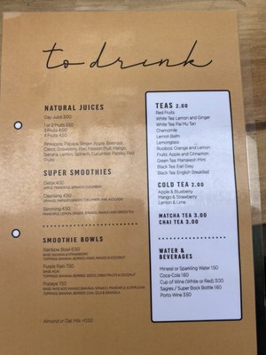 Menu photo 5 Quase Café Lisbon, 11 Menu photo 5 Quase Café Lisbon, 11