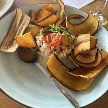 Asado Life - Ceviche. Not fresh, not cold, and too much crema with no option to modify - New American Near Me - Saint Augustine, Florida