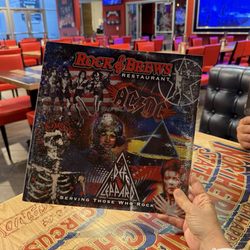 Rock & Brews - The menu looks like an album
