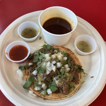 OneTaco - Street Taco Birria with consume and salsas - Mexican Near Me - Austin, Texas OneTaco - Street Taco Birria with consume and salsas - Mexican Near Me - Austin, Texas