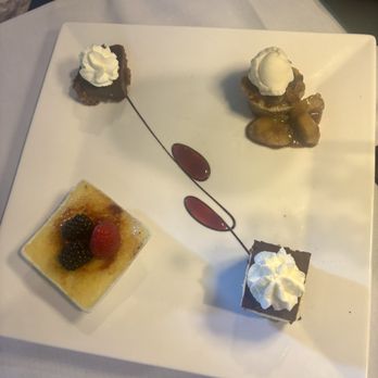 Sage Bar And Grille - Dessert Sampler - Tapas/Small Plates Near Me - Blauvelt, New York Sage Bar And Grille - Dessert Sampler - Tapas/Small Plates Near Me - Blauvelt, New York