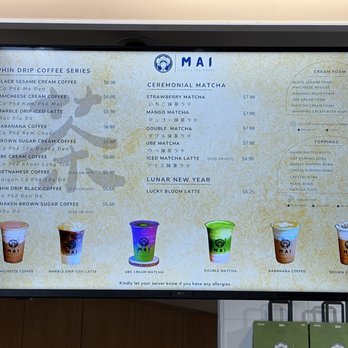 MAI Coffee & Tea House - Menu - Coffee & Tea Near Me - Gardena, California MAI Coffee & Tea House - Menu - Coffee & Tea Near Me - Gardena, California