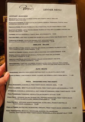 Menu photo 7 Romeo Cucina Laguna Niguel, CA Menu photo 7 Romeo Cucina Laguna Niguel, CA