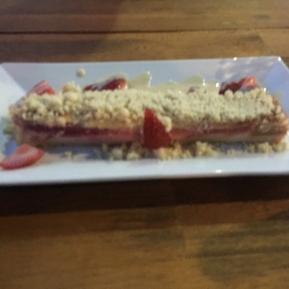 Lodgepole - The Rhubarb tartlet w/ferdinands ice-cream...really topped off the meal! - American Near Me - Moscow, Idaho