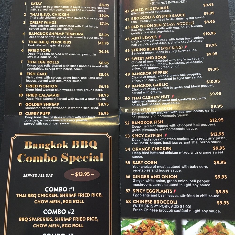 Bangkok BBQ - Menu - Thai Near Me - Walnut, California Bangkok BBQ - Menu - Thai Near Me - Walnut, California