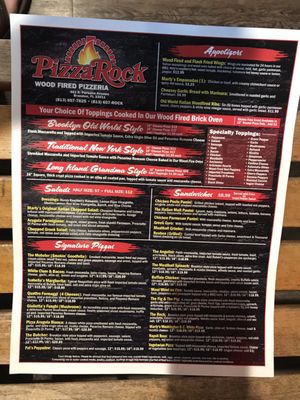 Menu photo 8 Pizza Rock Brandon, FL