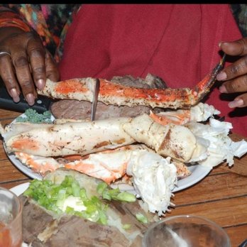 Captain Jack's - Crab legs double, and prime rib , large baked potato - Seafood Near Me - Sunset Beach, California Captain Jack's - Crab legs double, and prime rib , large baked potato - Seafood Near Me - Sunset Beach, California
