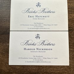 Brooks Brothers - Two staffs I had a difficult time deal with