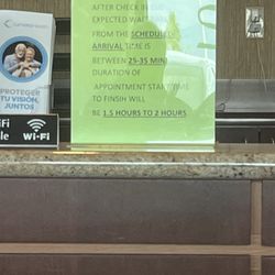 Shepherd Eye Center - You know this is awful when they have to warn you that you'll be here forever for no reason other than their lack of organization.
