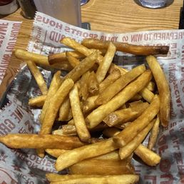 Fries drenched in oil which was horrible. Fries drenched in oil which was horrible.
