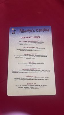 Menu photo 1 Alberto's Cantina Pleasanton, CA Menu photo 1 Alberto's Cantina Pleasanton, CA
