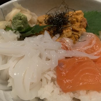 Kaoru - Squid, salmon and uni don - Japanese Near Me - New York, New York
