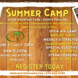 Oak Tree Camps - View our camp info