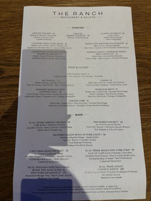 Menu photo 4 THE RANCH Saloon Anaheim, CA