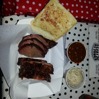 Aptos St BBQ - Two meat combo, tri tip and ribs with potato salad and beans - Barbeque Near Me - Aptos, California Aptos St BBQ - Two meat combo, tri tip and ribs with potato salad and beans - Barbeque Near Me - Aptos, California