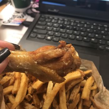 Wingstop - Completely lacking garlic parmesan and frost bitten - Chicken Wings Near Me - Stockton, California Wingstop - Completely lacking garlic parmesan and frost bitten - Chicken Wings Near Me - Stockton, California