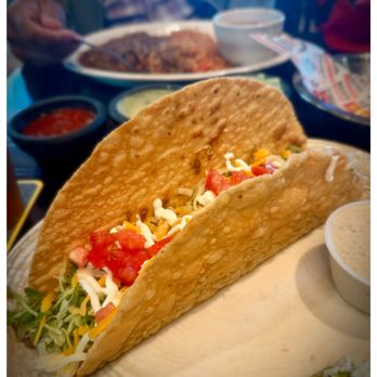 El Toro Mexican Restaurant - Don't be fooled this is actually a salad identifying as a Taco! - Mexican Near Me - Baytown, Texas