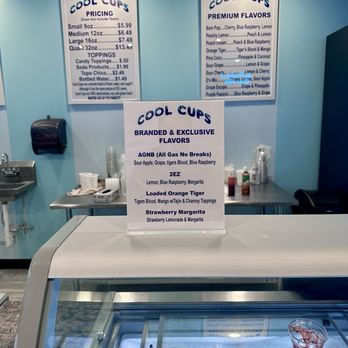 Cool cups - Menu - Ice Cream & Frozen Yogurt Near Me - Oklahoma City, Oklahoma