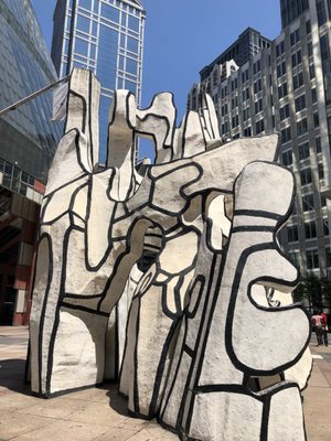 Monument with Standing Beast by null