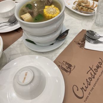 Crisostomo - Bulalo. Another Filipino dish with beef bone marrow, beef shanks. With vegetables (corn, cabbage, potatoes, carrots and balcony). - Filipino Near Me - Pasay, NCR
