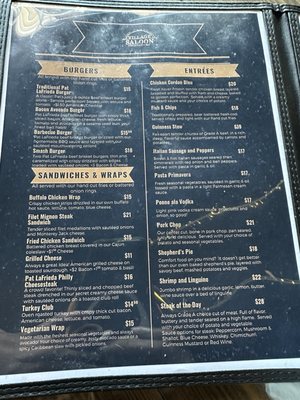 Menu photo 2 Village Saloon Queens, NY