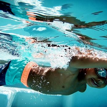 Swimming In The Sun - Alex, 5-years-old, used to get SO MAD at ME if his face got wet during swimming lessons. - Swimming Lessons/Schools Near Me - Henderson, Nevada