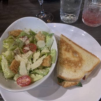 Bella - 1/2 Cesar salad and 1/2 chicken panini. - Italian Near Me - Maryville, Tennessee Bella - 1/2 Cesar salad and 1/2 chicken panini. - Italian Near Me - Maryville, Tennessee