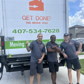 Get Done Moving Company - The trifecta!! AMAZING team of movers, Edwin, Yanis, and John Dos - Movers Near Me - Altamonte Springs, Florida