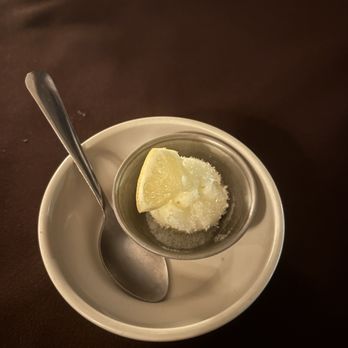 Cafe Roka - Sorbet before entrees were brought out - New American Near Me - Bisbee, Arizona