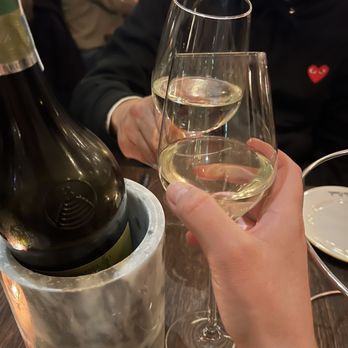 Flex Mussels - Prosecco bottle - Seafood Near Me - New York, New York Flex Mussels - Prosecco bottle - Seafood Near Me - New York, New York