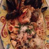 Photo of Lanza's Restaurant - New York, NY, United States. Seafood abundance pasta