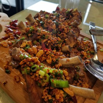 Yuan Bistro - BBQ ribs with incredible spices piled on high. - Chinese Near Me - Milpitas, California
