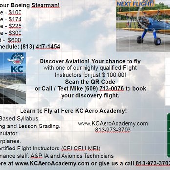 KC Aero Academy - Flight Instruction Near Me - Lutz, Florida KC Aero Academy - Flight Instruction Near Me - Lutz, Florida